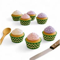 Regent Cake Cups Chevron Teal 50 Pieces