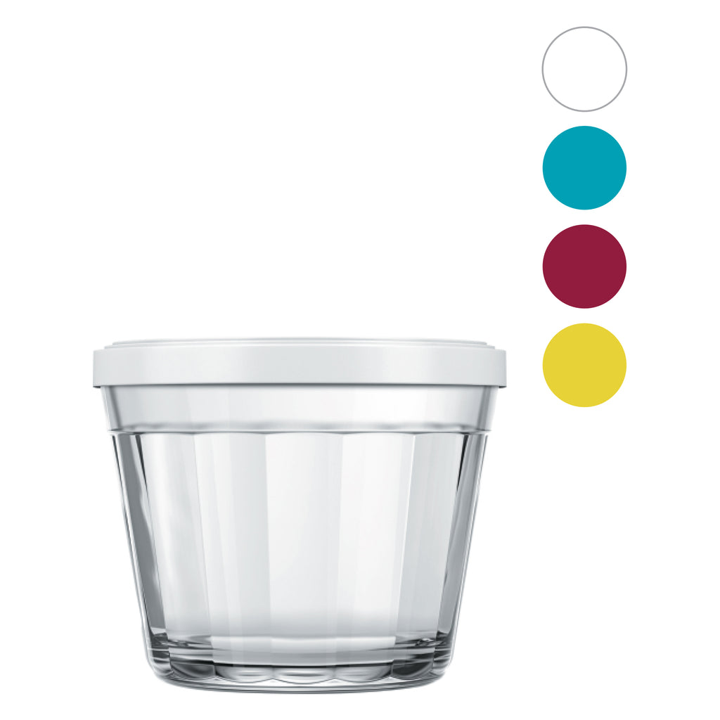 Nadir Americano Bowl With Coloured Plastic Lid
