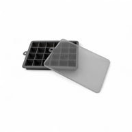 Bar Butler Grey Silicone Ice Cube Tray with lid - 24 Cube