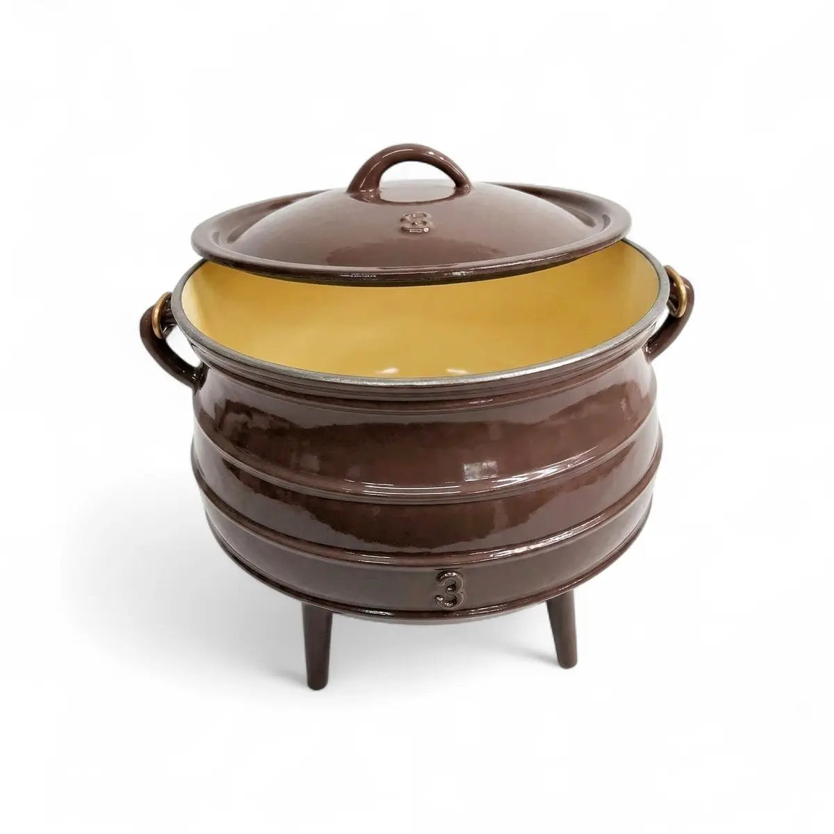 Continental Homeware 3-leg Potjie Cast Iron Pot Size 3