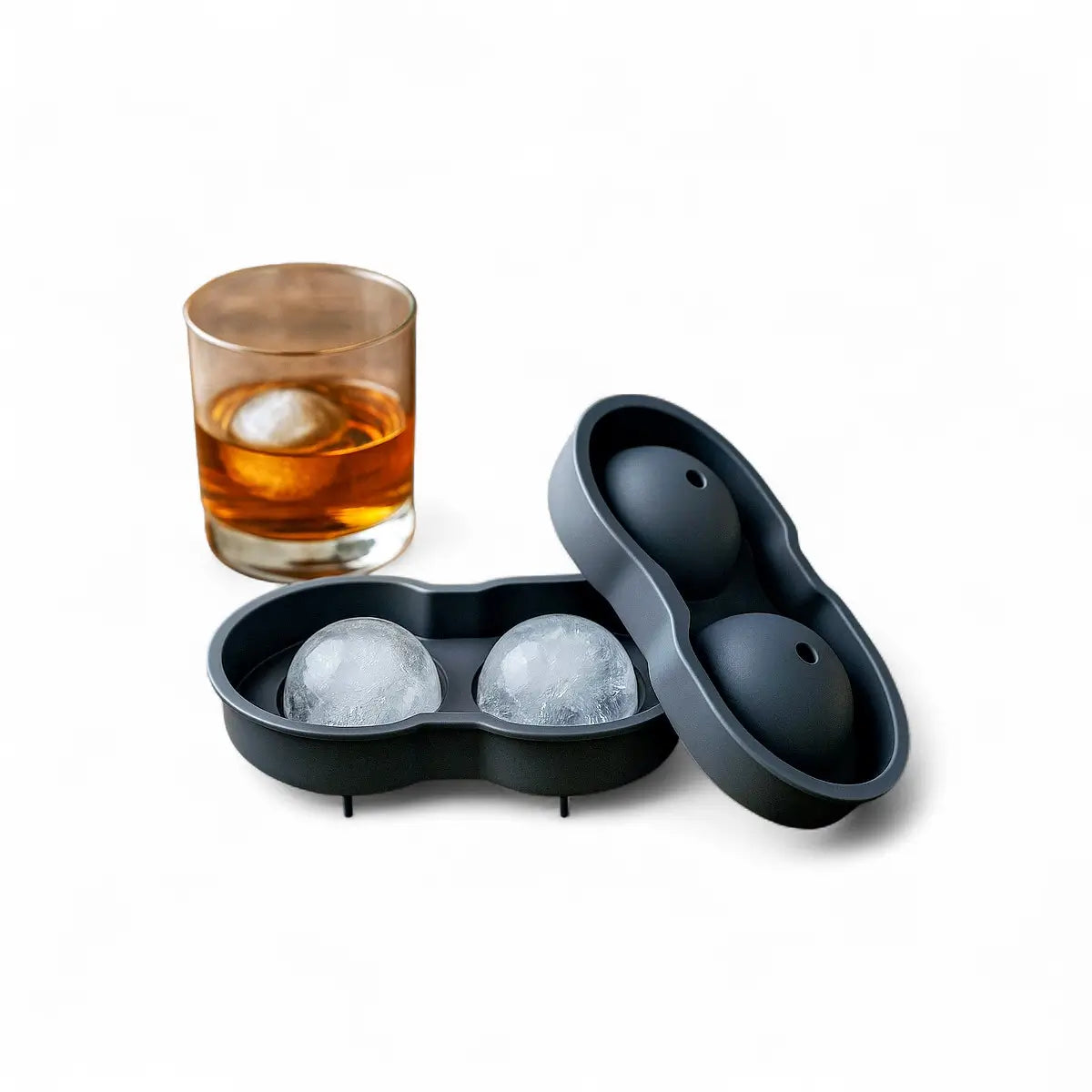 Bar Butler Large 2 Ball Ice Mould Grey Silicone