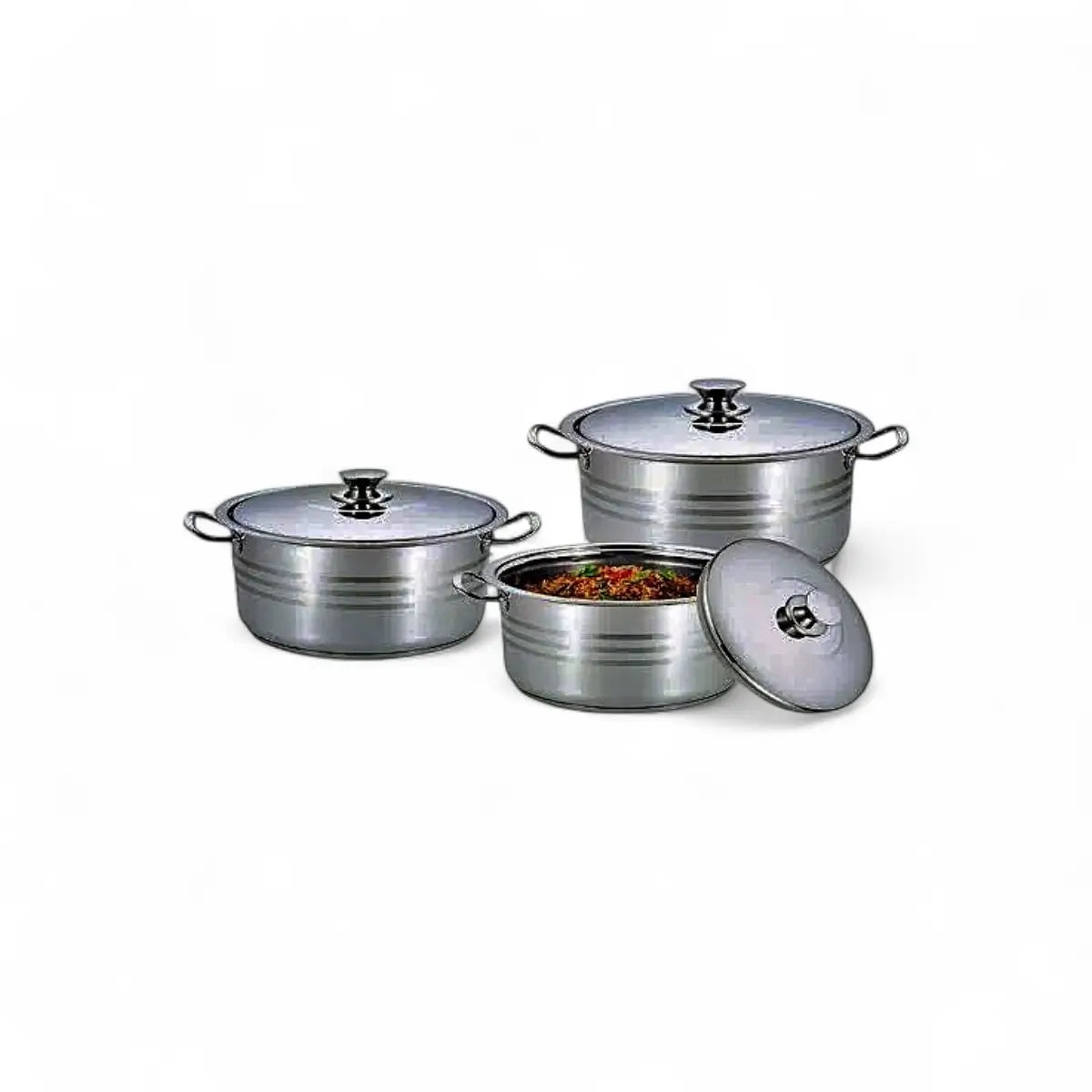 Rolux Stainless Steel Cookware Set - 6pc