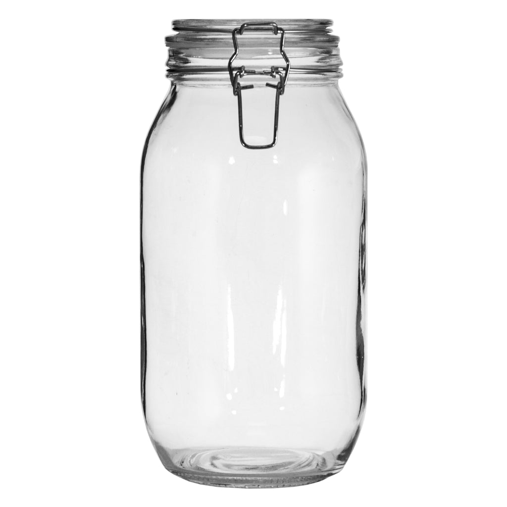 Regent Hermetic Glass Canister With Clip Seal Glass Lid