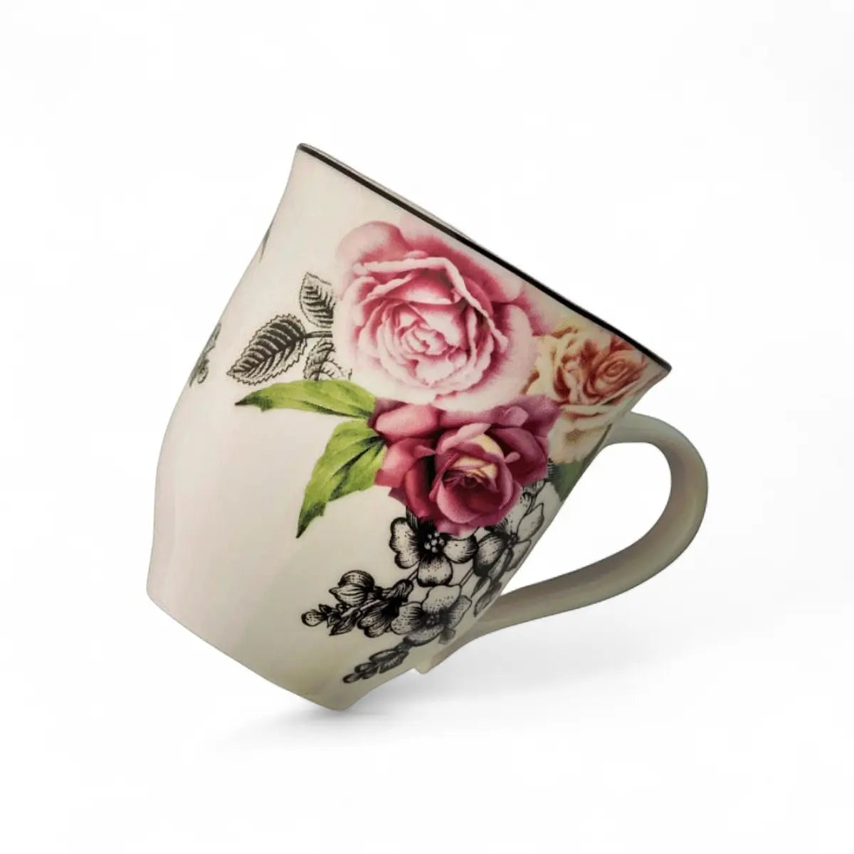Jenna Clifford Wavy Rose Mug 400ml