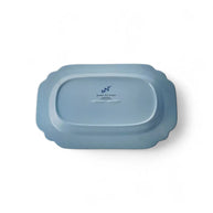 Jenna Clifford Peacock Sapphire Garden Rectangular Platter