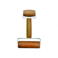 Regent Bakeware Double Ended Rolling Pin Wooden (60/105x175mm)