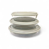 Continental Homeware 3pc Round Casserole