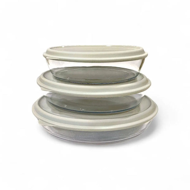 Continental Homeware 3pc Round Casserole