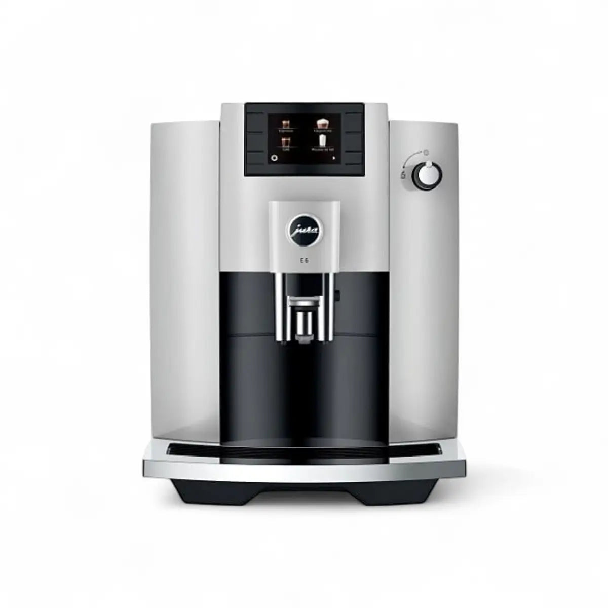 Jura E6 Automatic 1450W Bean to Cup Espresso Machine - Platinum