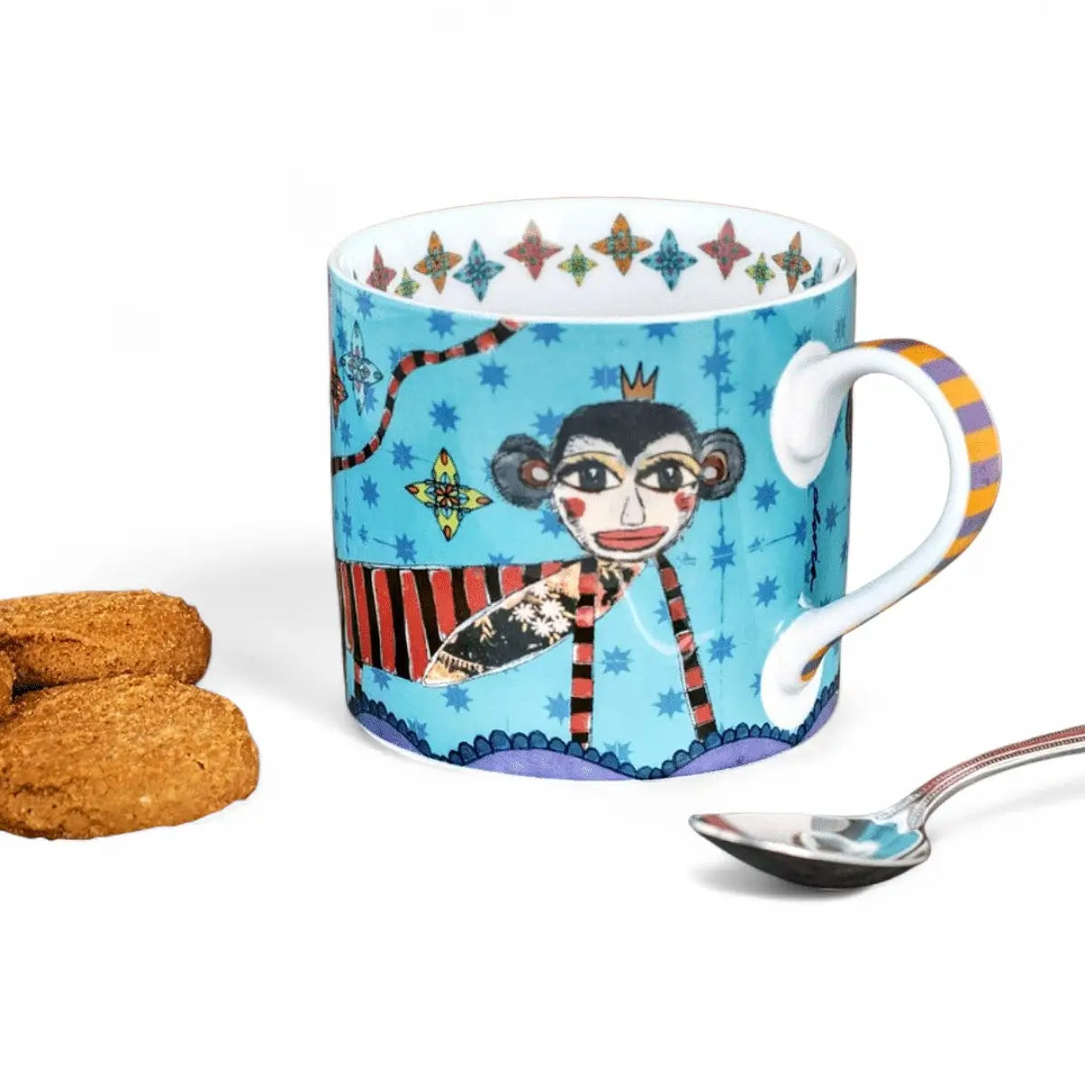 Olivia Cappuccino Mug - Monkey