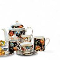 Jenna Clifford Midnight Bloom Cup & Saucer in Gift Box