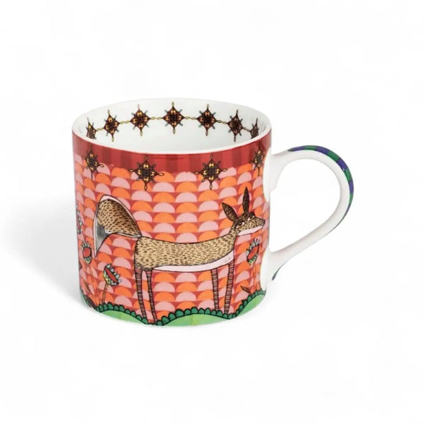 Olivia Cappuccino Mug - Fox