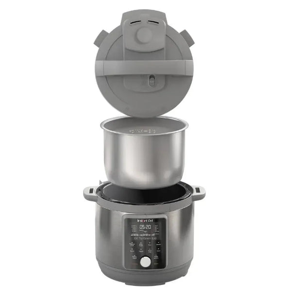 Instant-Pot-Duo-Plus-WhisperQuiet-8L-Silver-Grey-Lid-Open
